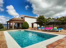 Pool area of rural house in Alto del Jaral